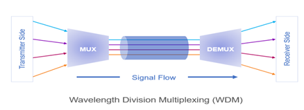 Wavelength division multiplexing (WDM)