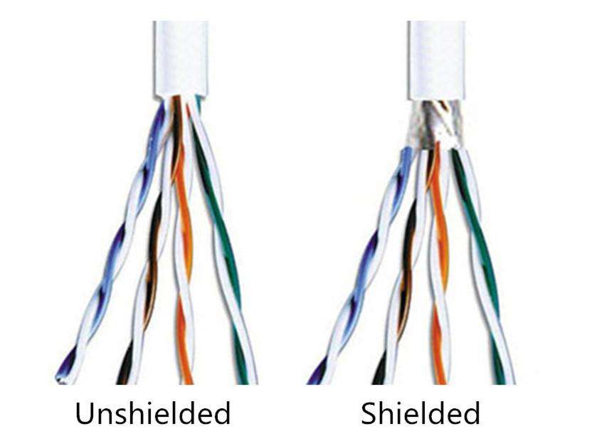 Unshielded vs. Shielded Cat7 cables